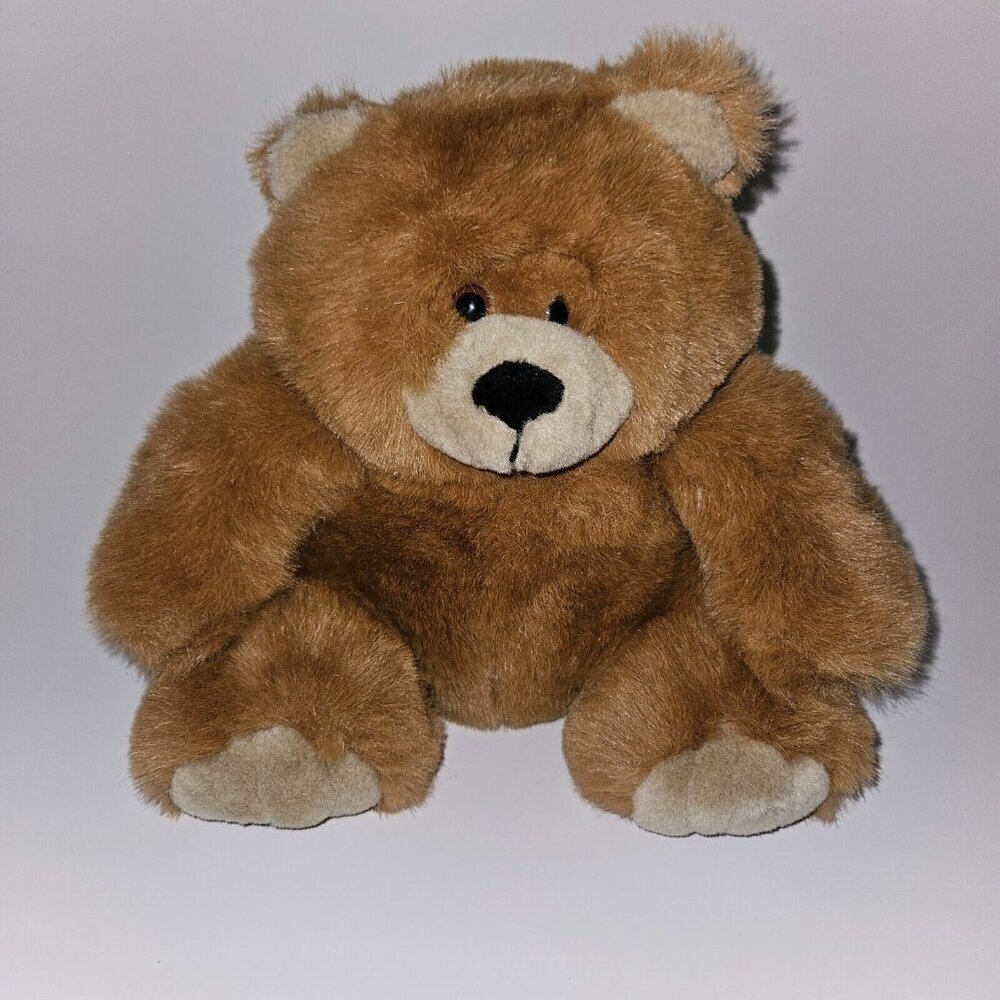 VTG Chosun Brown Teddy Bear Plush 9.5" Stuffed Animal Toy Chubby Round
